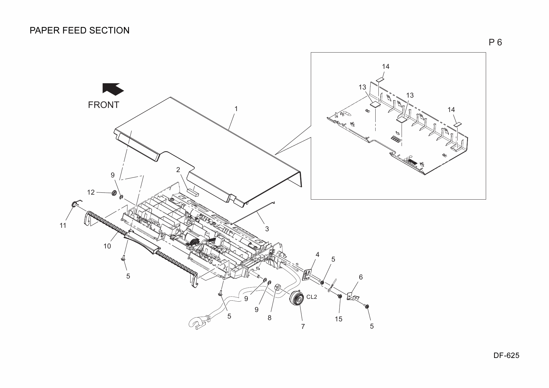 Konica-Minolta Options DF-625 A3JH Parts Manual-4